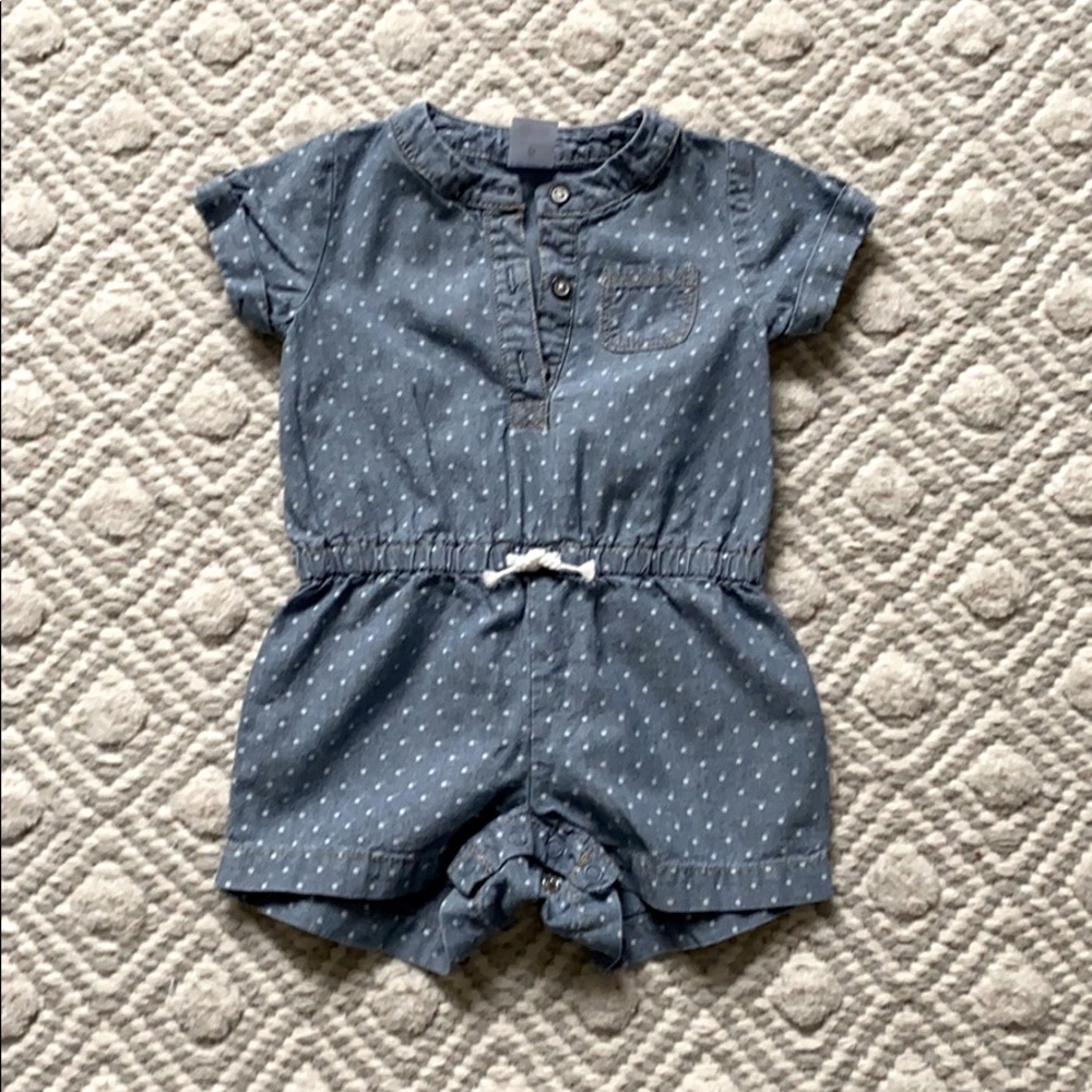 Carter’s - Infant girl chambray romper
